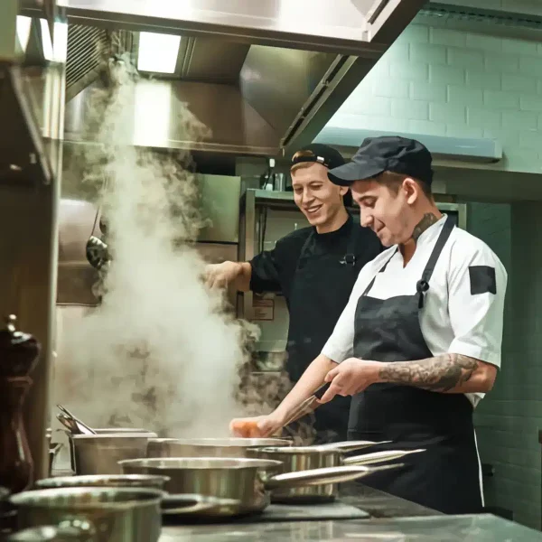 Campana para cocina abierta a la vista del público