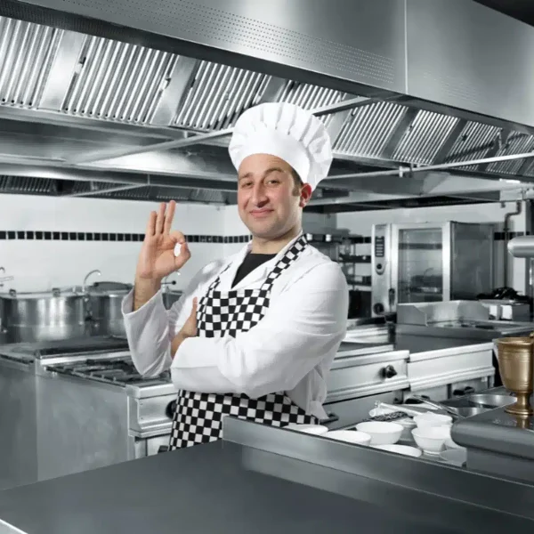 Campana de extracción para cocina de hotel y casino