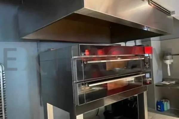 Campana para hornos y equipos de vapor en restaurantes